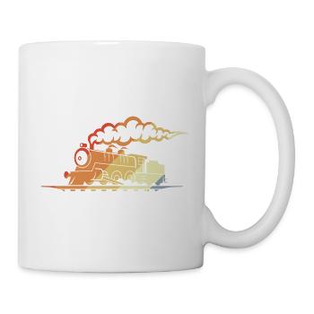 Aspect rétro ferroviaire - Mug blanc - blanc - Droite