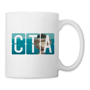 Flughafen Catania CTA - Tasse - Weiß - Rechts