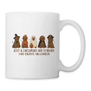 Halloween Chesapeake Bay Retriever Crew - Tasse - Weiß - Rechts