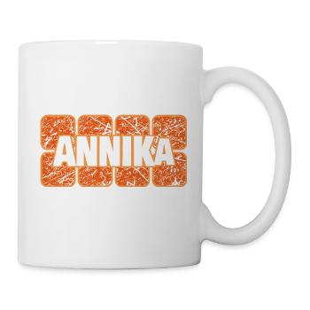 Weiblich Annika - Tasse - Weiß - Rechts