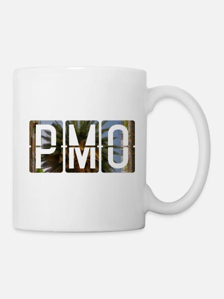 Palermo Flughafen PMO - Tasse - Weiß
