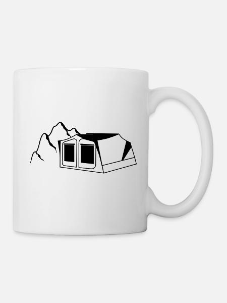 Klappanhänger - Tasse - Weiß