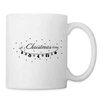 Es ist Weihnachtszeit - Tasse - Weiß - Rechts