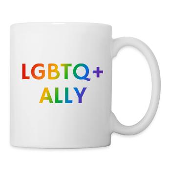 LGBTQ Ally Pride - Tasse - Weiß - Rechts