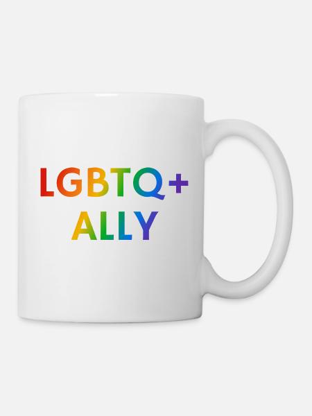 LGBTQ Ally Pride - Tasse - Weiß