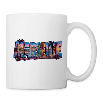 Marseille - Tasse - Weiß - Rechts