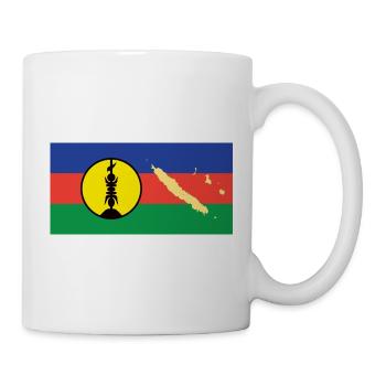 Neukaledonien-Kanaky-Rückenpfeil - Tasse - Weiß - Rechts