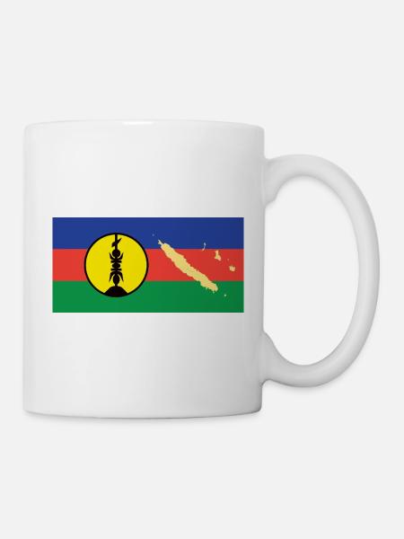 Neukaledonien-Kanaky-Rückenpfeil - Tasse - Weiß