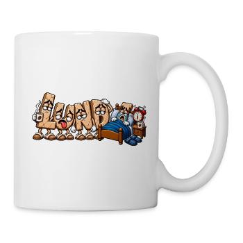 Montag. - Tasse - Weiß - Rechts