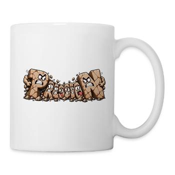 Schnapp. Lustige Buchstaben. - Tasse - Weiß - Rechts