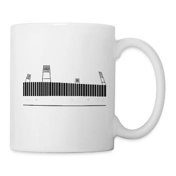 Bremen Stadion (dark) - Tasse - Weiß - Rechts