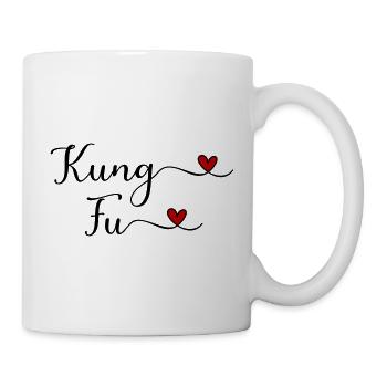 Kung Fu Herz - Tasse - Weiß - Rechts