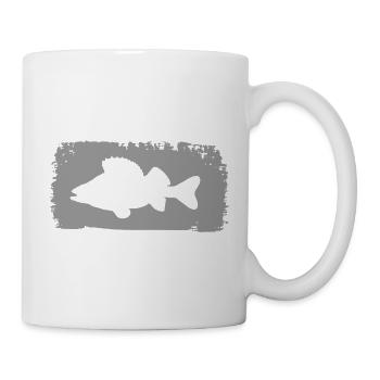 Barsch im Farbstich - Tasse - Weiß - Rechts