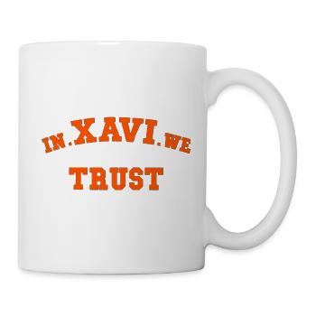 Xavi Wir vertrauen Graphic Tee - Tasse - Weiß - Rechts