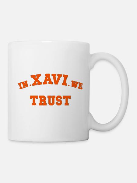 Xavi Wir vertrauen Graphic Tee - Tasse - Weiß