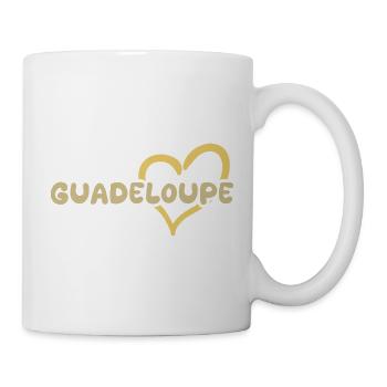 Guadeloupe als Urlaub - Tasse - Weiß - Rechts