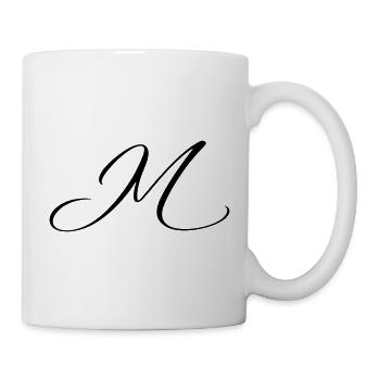 Name mit Anfangsbuchstabe M Mia Matteo - Tasse - Weiß - Rechts