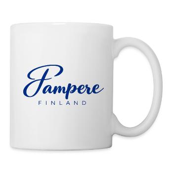 Tampere - Finland - Finnland - Suomi Skandinavien - Tasse - Weiß - Rechts