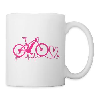 E-Bike EBike E Bike - Tasse - Weiß - Rechts