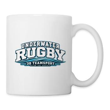 Unterwasser Rugby 3D TeamSport - Tasse - Weiß - Rechts