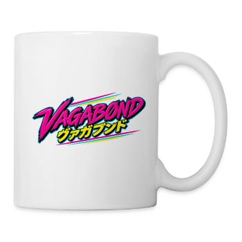 Vagabond Neon Retro Schriftzug - Tasse - Weiß - Rechts