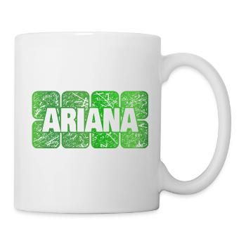 Maedchenname Ariana - Tasse - Weiß - Rechts