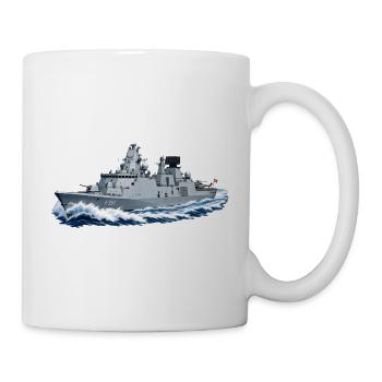 Iver Huitfeldt F361 in schneller Fahrt – personali - Tasse - Weiß - Rechts
