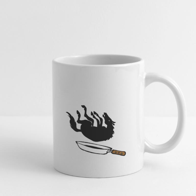 Cheval dans la casserole Mug blanc