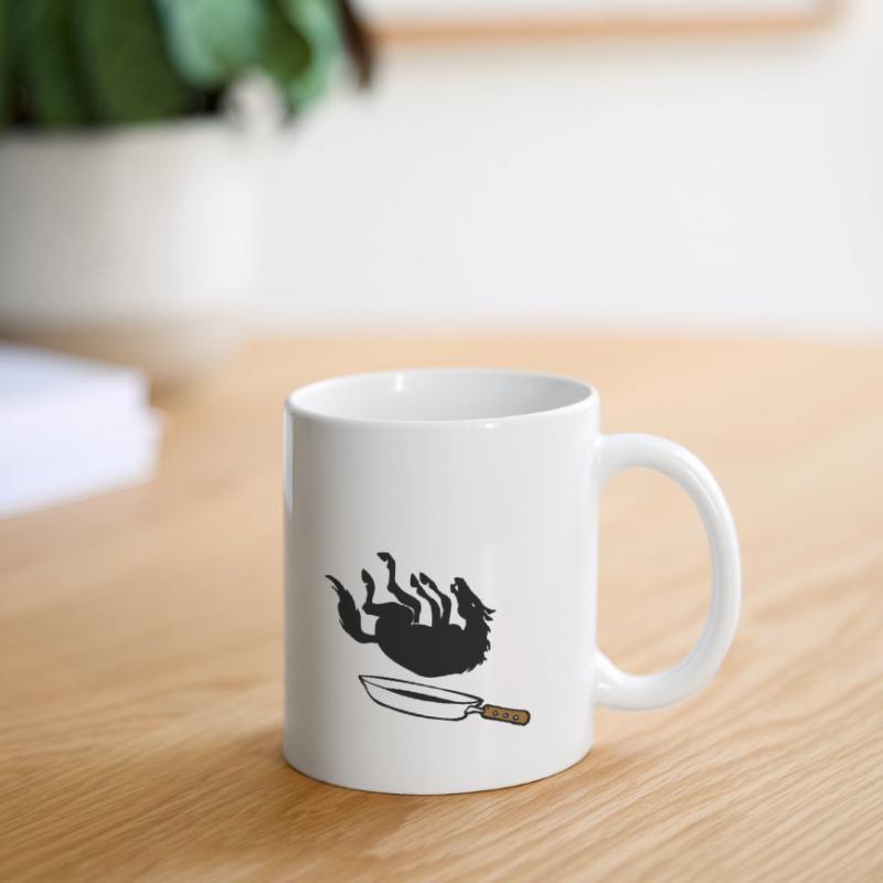 Cheval dans la casserole Mug blanc
