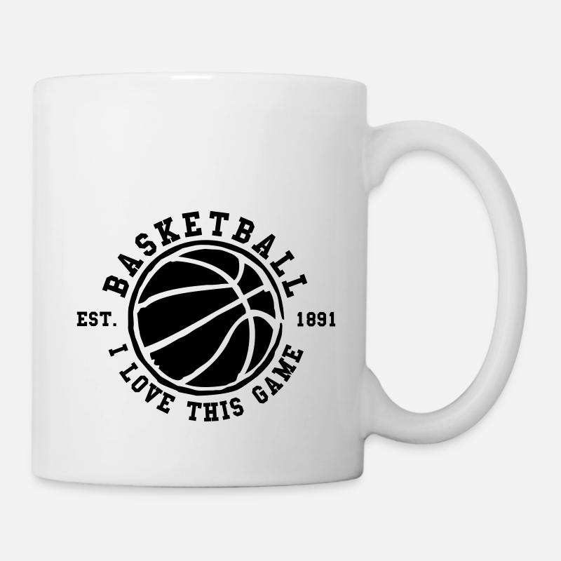Basketball I Love This Game - Tasse - Weiß