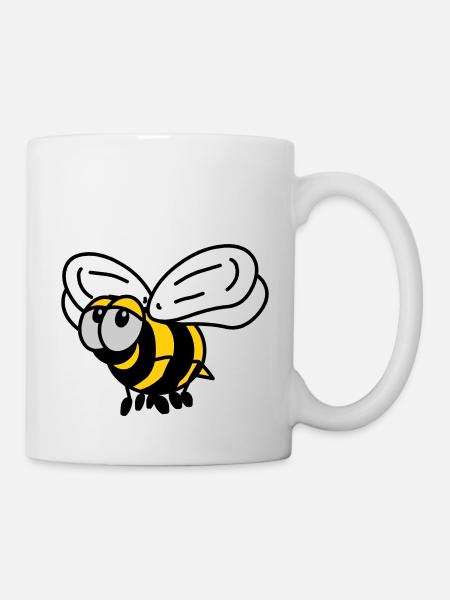 Abeille - Mug blanc - blanc