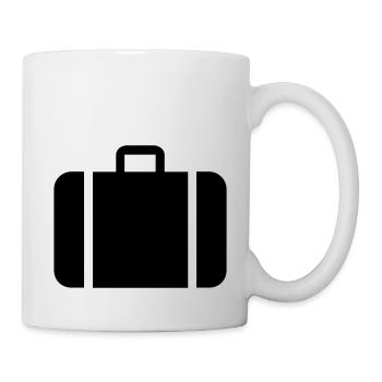 valise,voyage,aéroport,Gare ferroviaire - Mug blanc - blanc - Droite