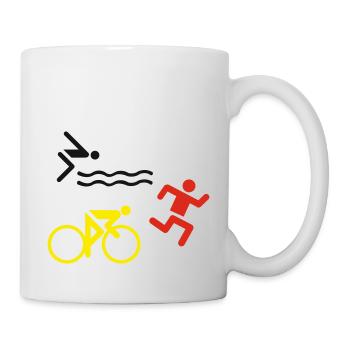 Triathlon - Tasse - Weiß - Rechts