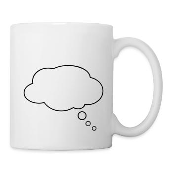 Talking bubble - comic - Mug - white - Right