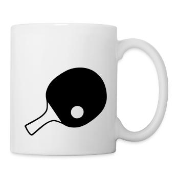 Raquettes de tennis de table, tennis de table - Mug blanc - blanc - Droite