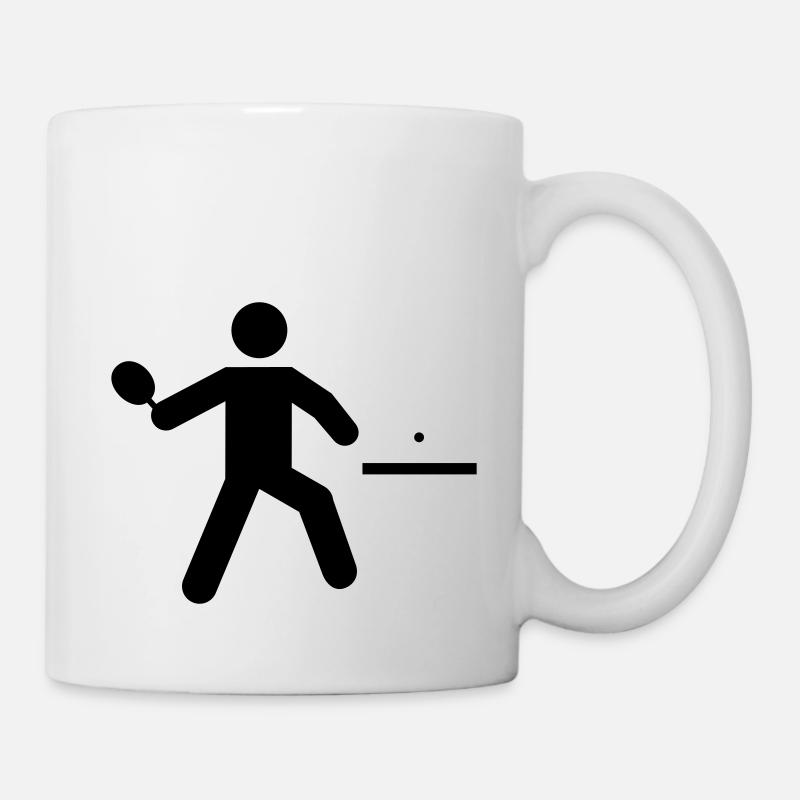 Tischtennis - Tasse - Weiß