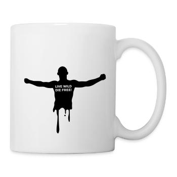 livewilddiefree - Mug - white - Right