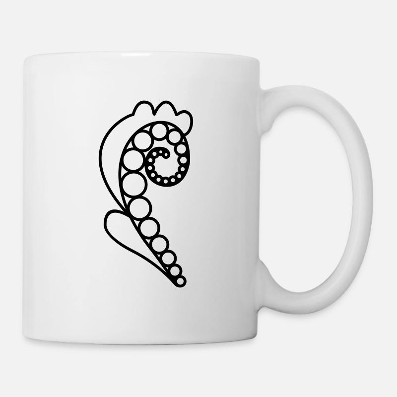 Wave ... or fern? - Mug - white