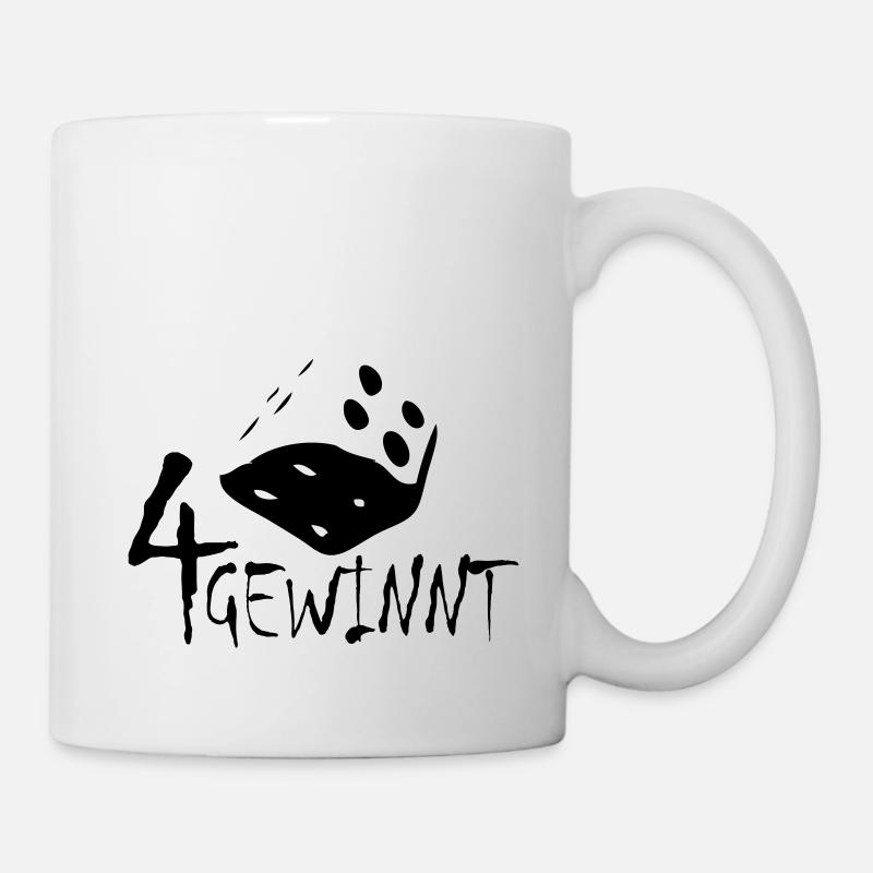 4 gewinnt - Tasse - Weiß