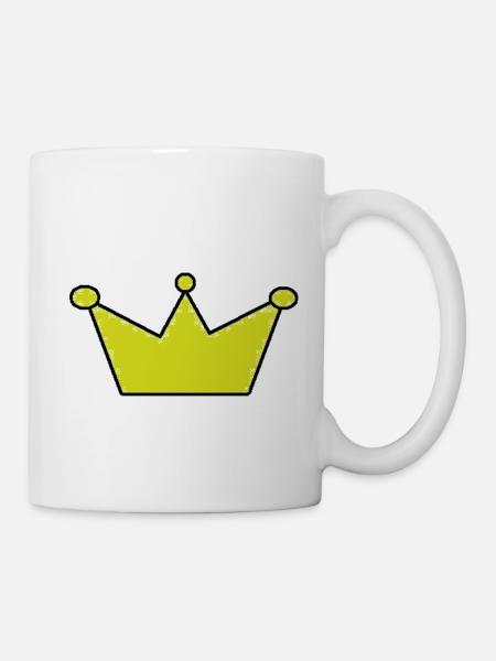 krone - Tasse - Weiß