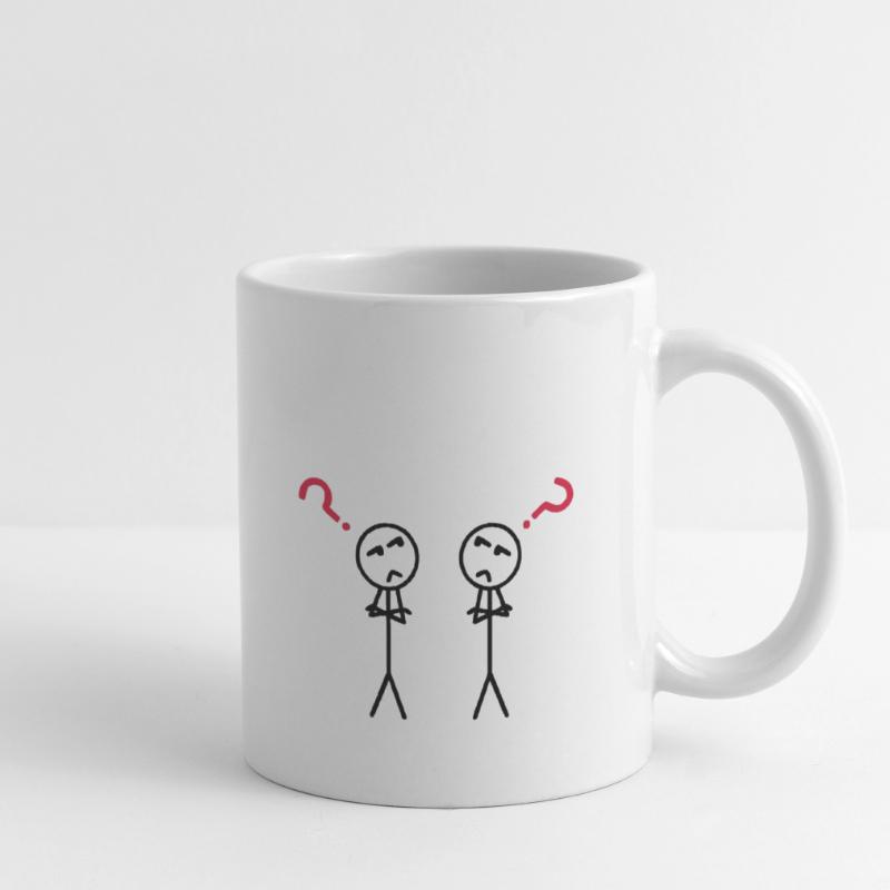 Point d'interrogation Mug blanc