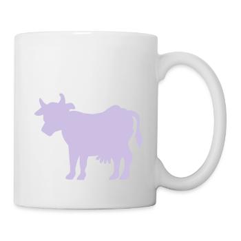 Kuh - Tasse - Weiß - Rechts
