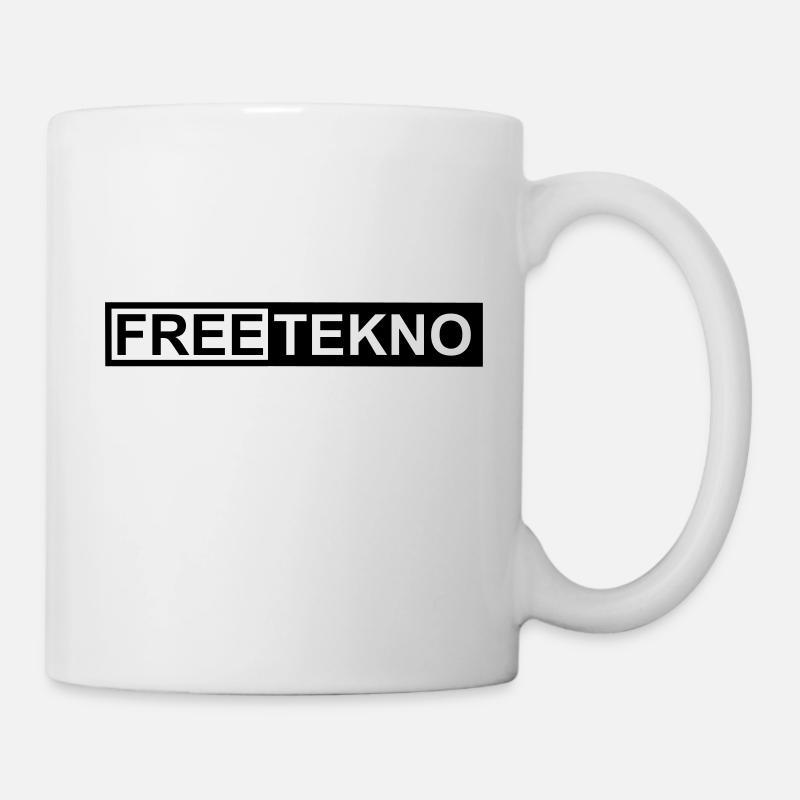 freetekno - Mug blanc - blanc