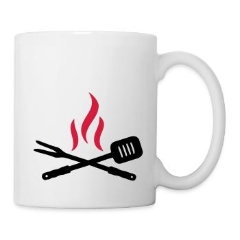 BBQ - Mug blanc - blanc - Droite
