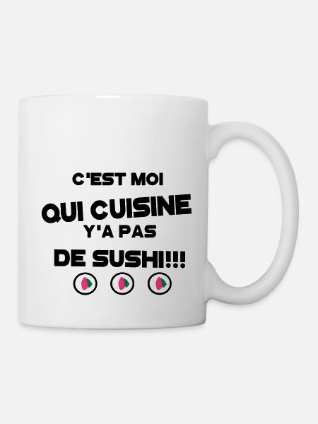 y'a pas de sushi 5 - Mug blanc - blanc