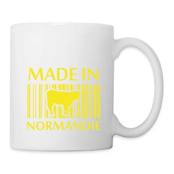 France Normandie Made in Normandie Vache - Mug blanc - blanc - Droite