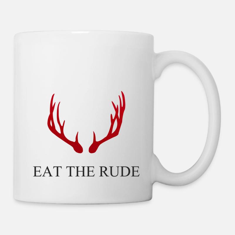 Hannibal - Eat the rude - Mug blanc - blanc