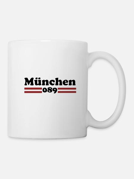München 089 - Tasse - Weiß