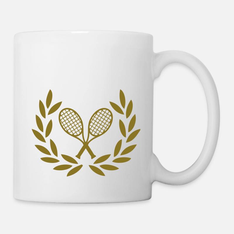 Tennis - Tasse - Weiß