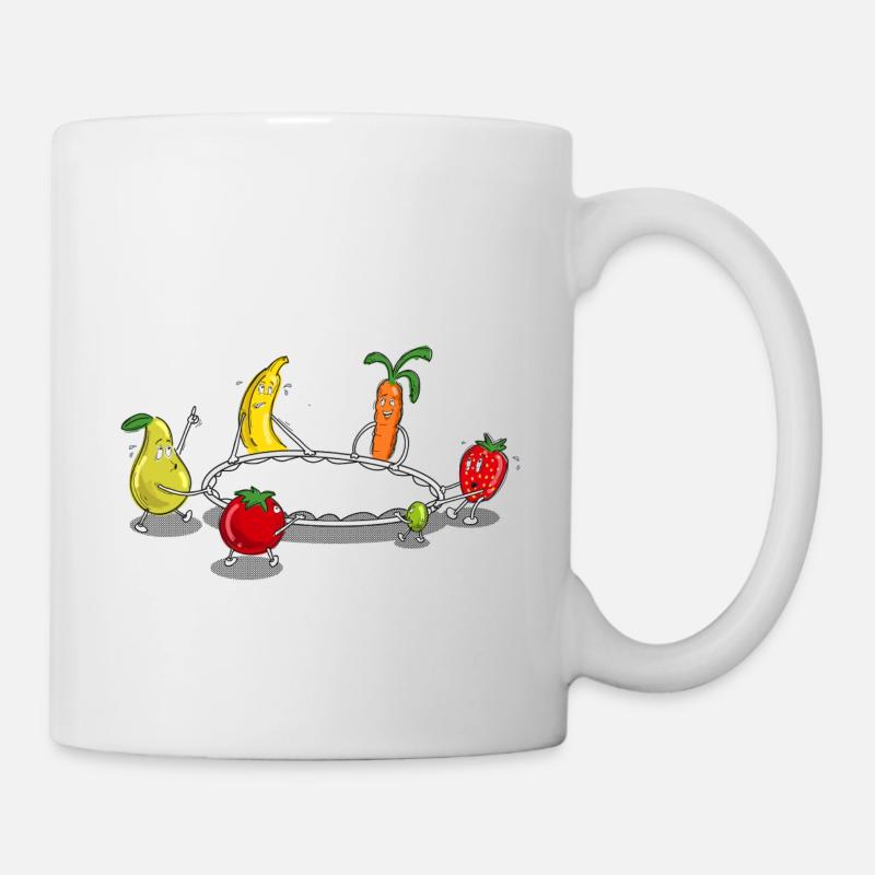 Klecks Feuerwehr - Tasse - Weiß